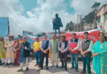 संस्कृत सप्ताह के अंतर्गत रैली निकाल संस्कृत भाषा का प्रचार किया।